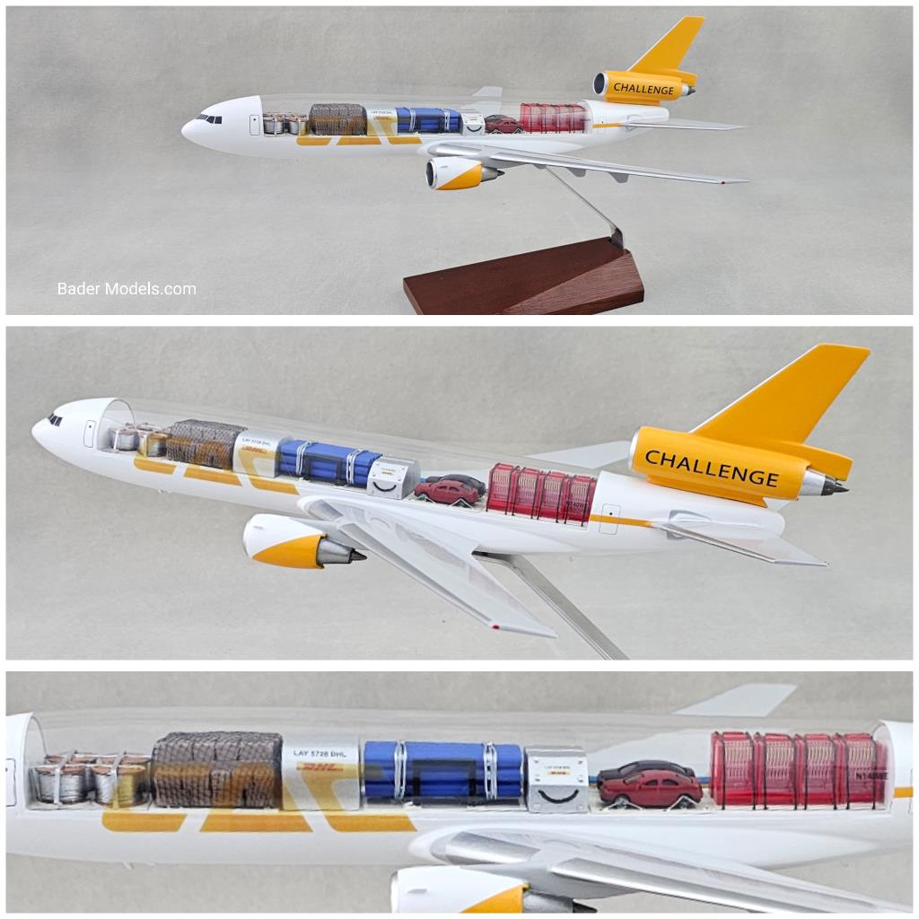 Challenge Air Cargo - DC-10-30F - (1:144) - 180° Clear Top